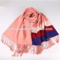 regular size and brushed plain cotton shawls